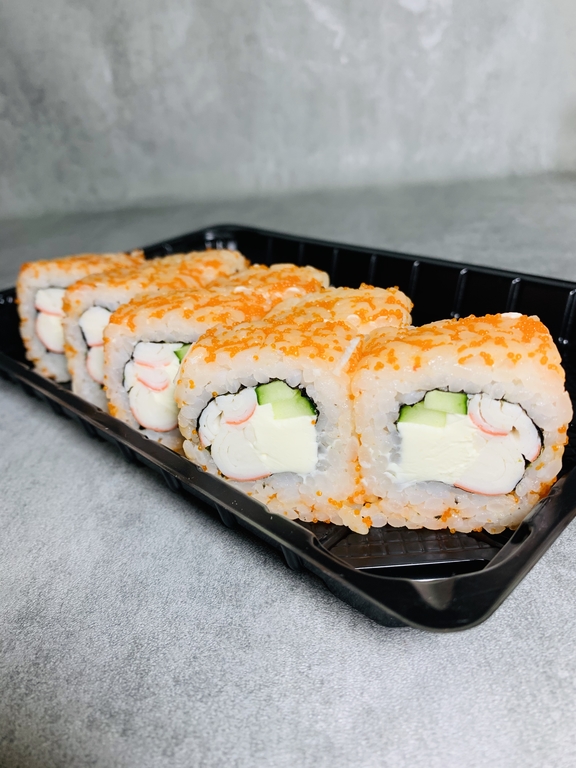 Ролл "Калифорния снежный краб" Вес: 250г.